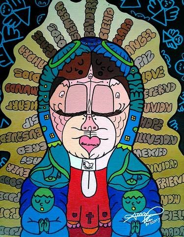 Print of Pop Art Religious Paintings by Sr Toony