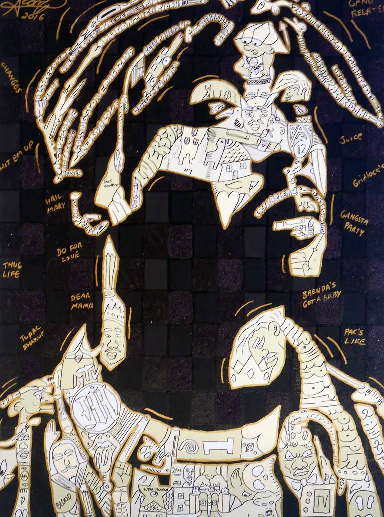 King of Hip Hop (Tupac) - Print