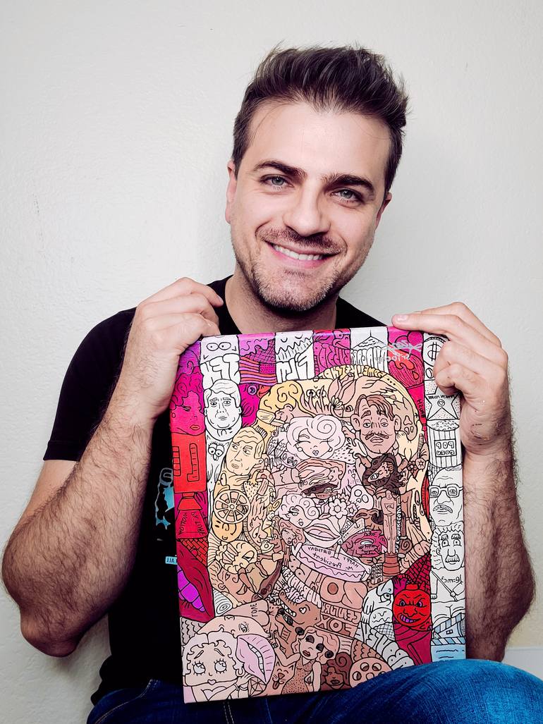 Original Pop Art Pop Culture/Celebrity Painting by Sr Toony
