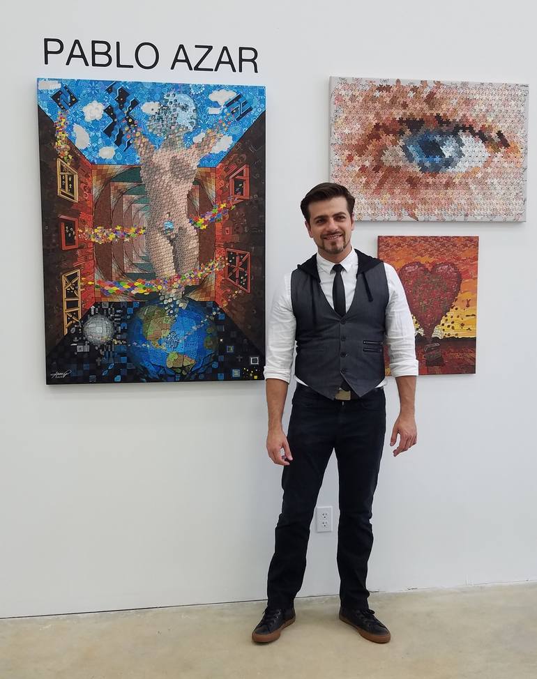 Original Modernism Nude Painting by Sr Toony