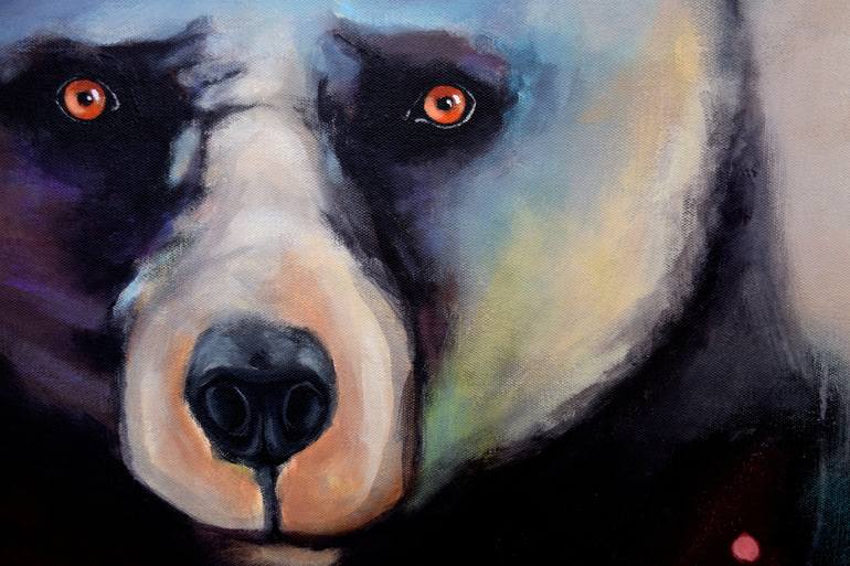 Original Abstract Animal Painting by carey watson