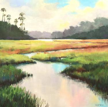 Original Fine Art Landscape Paintings by carey watson