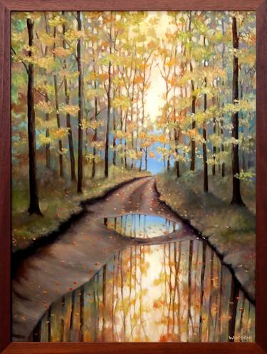 Original Impressionism Landscape Painting by Carey Watson