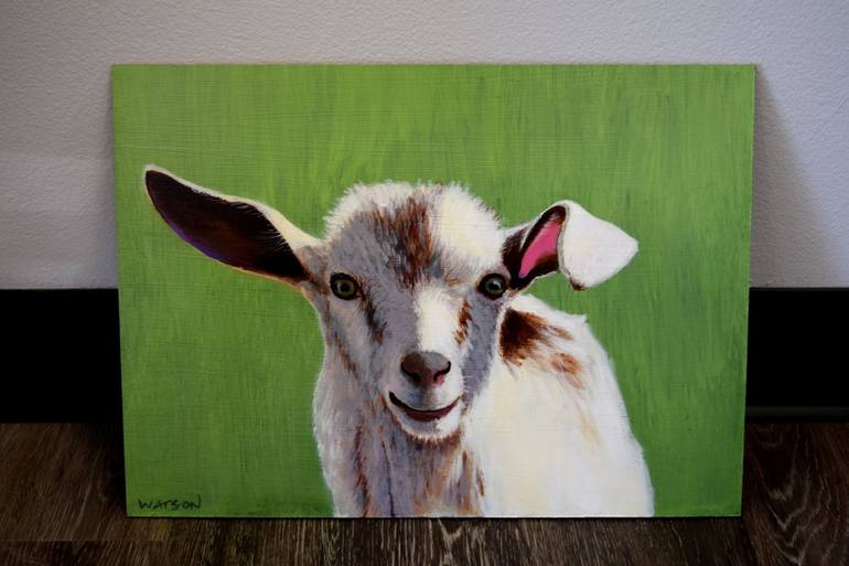 Original Fine Art Animal Painting by carey watson