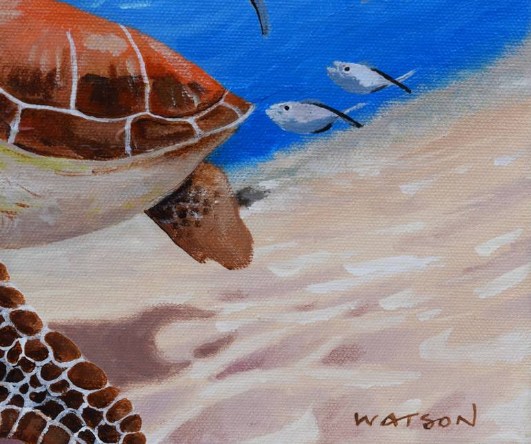 Original Fine Art Animal Painting by carey watson