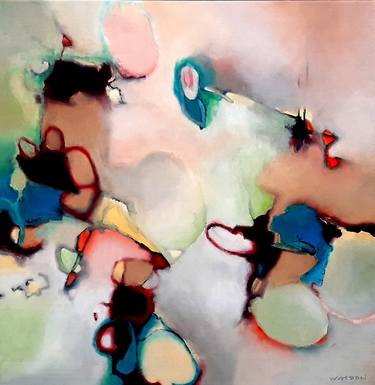 Original Fine Art Abstract Paintings by carey watson