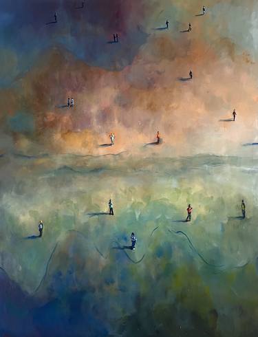 Original Abstract Landscape Paintings by Sara Roberts