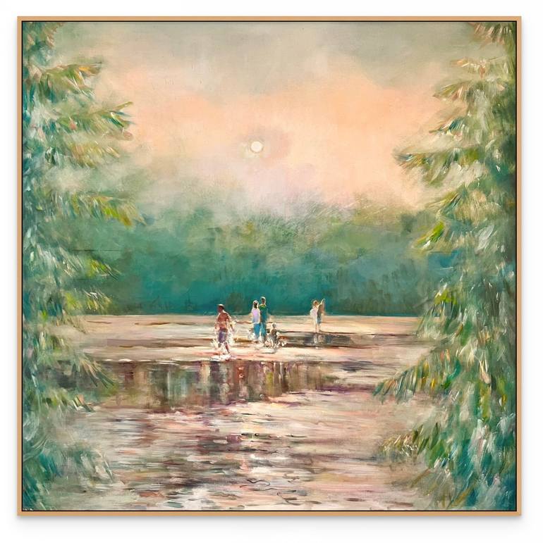 Original Figurative Landscape Painting by Sara Roberts