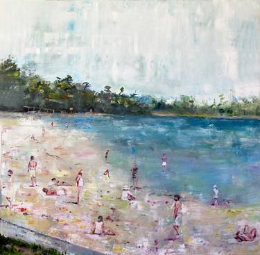 Print of Figurative Beach Paintings by Sara Roberts