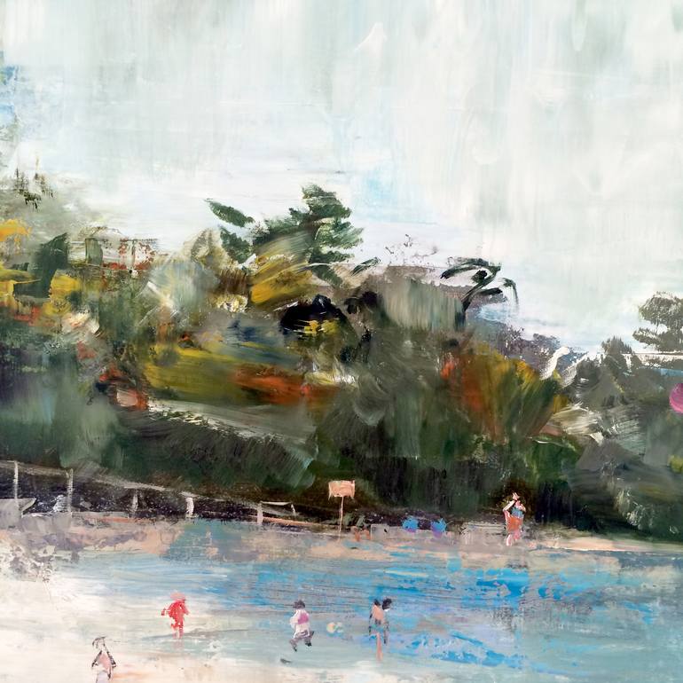Original Beach Painting by Sara Roberts