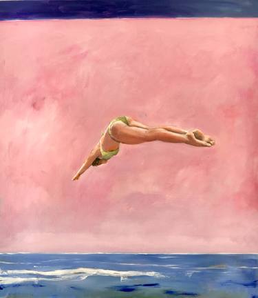 Print of Figurative Water Paintings by Sara Roberts