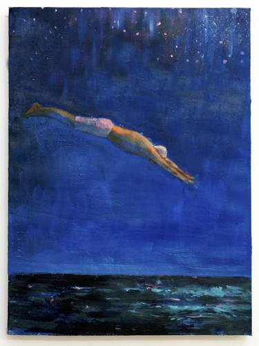 Print of Figurative Outer Space Paintings by Sara Roberts