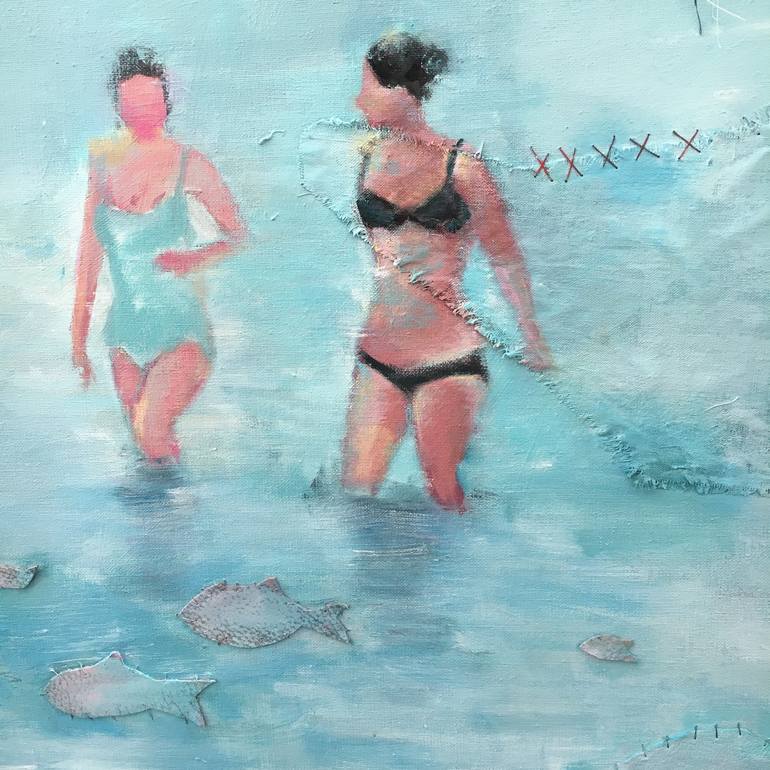 Original Beach Painting by Sara Roberts