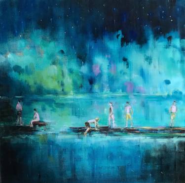 Print of Figurative Seascape Paintings by Sara Roberts