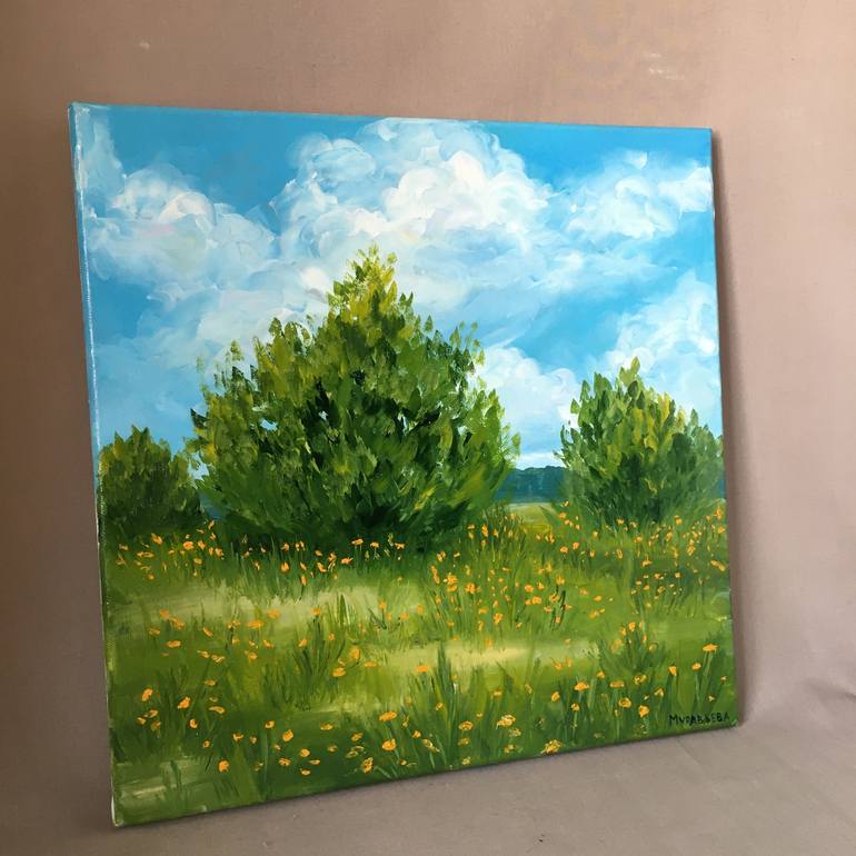 Original Fine Art Landscape Painting by Julia Muraveva