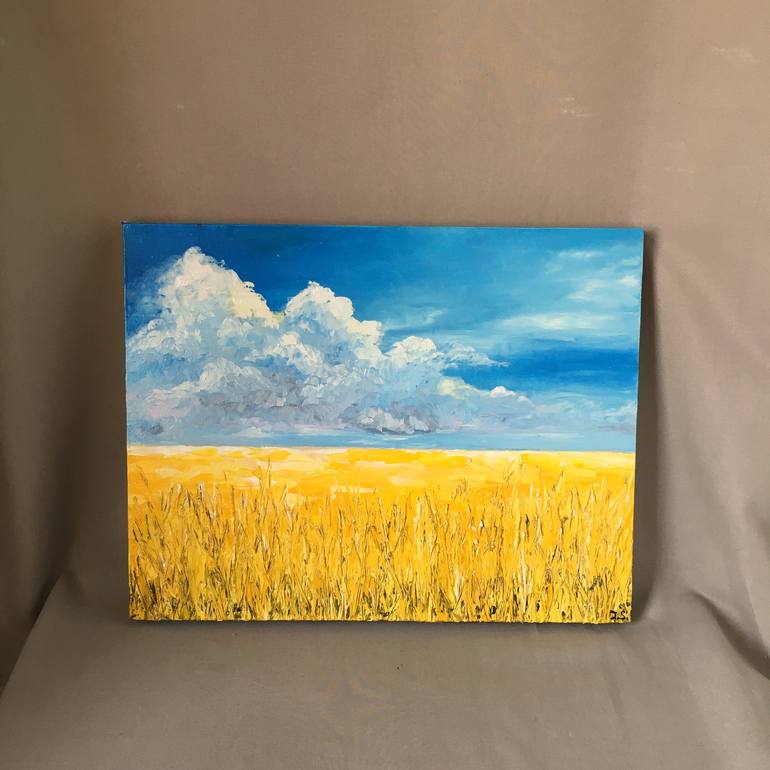 Original Impressionism Landscape Painting by Julia Muraveva