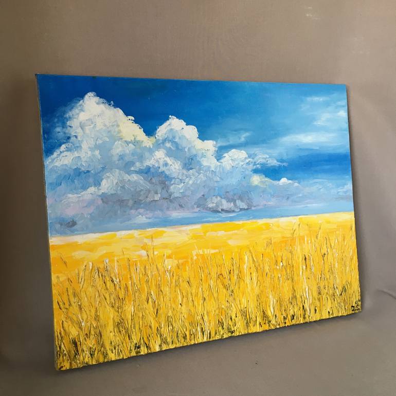 Original Impressionism Landscape Painting by Julia Muraveva