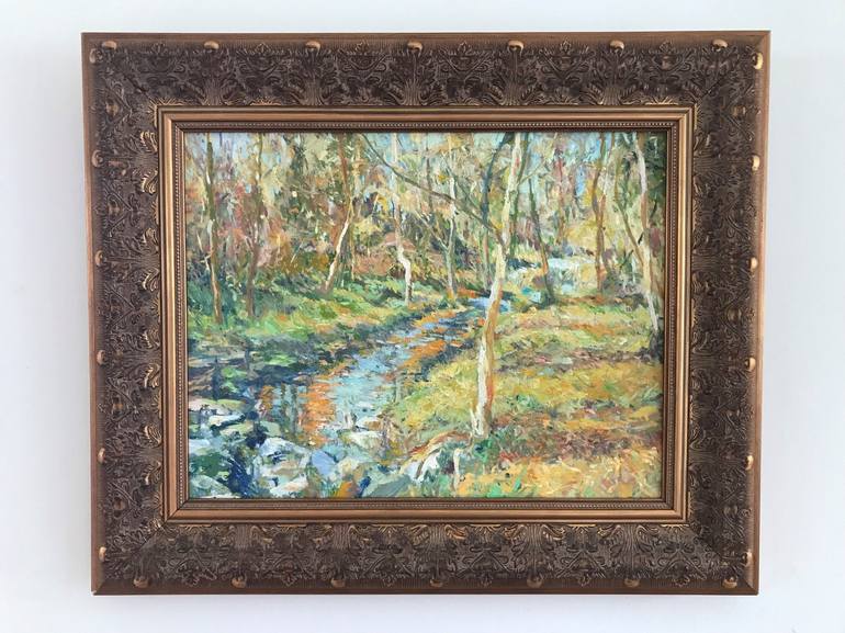 Original Impressionism Landscape Painting by Steven Hagy