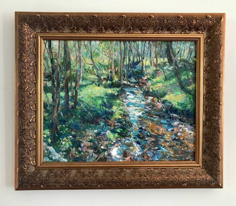 Original Impressionism Landscape Painting by Steven Hagy