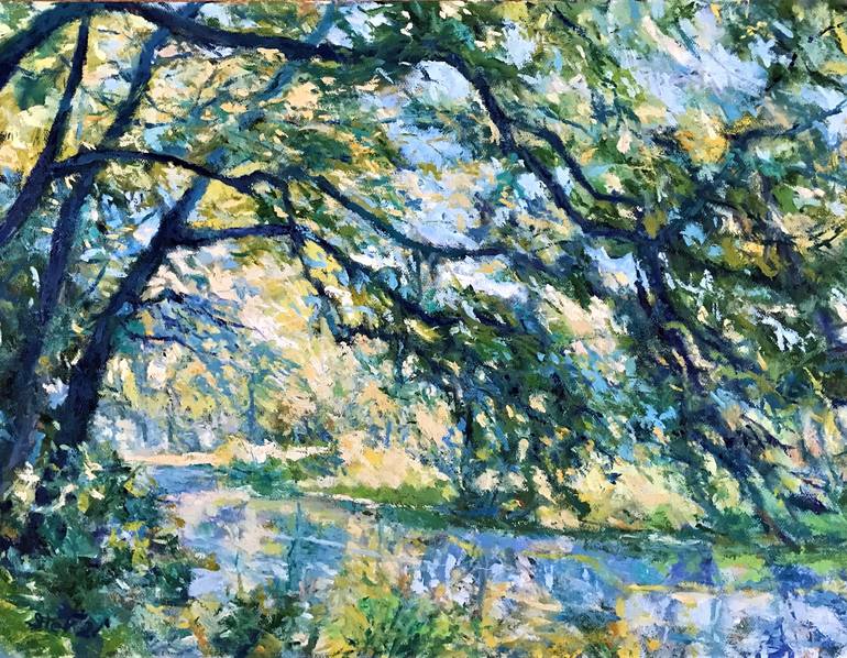 Print of Neo-impressionism Landscape Painting by Steven Hagy