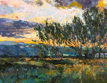 Original Impressionism Landscape Paintings by Steven Hagy