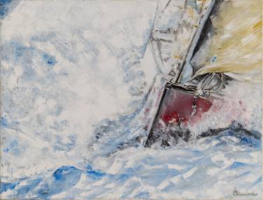 Print of Boat Paintings by Nicola Cendamo