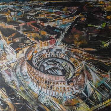 Print of Cities Paintings by Nicola Cendamo