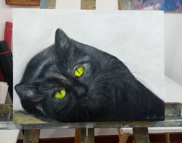 Print of Figurative Cats Paintings by JOAQUIN Lurod