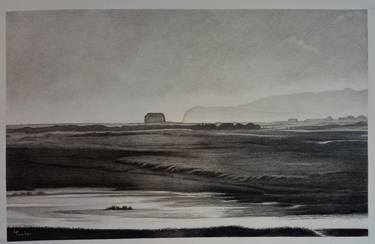 Original Fine Art Landscape Drawings by Lisa Punter