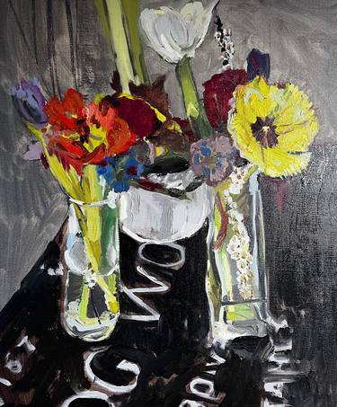 Original Floral Painting by Ian Dolwin