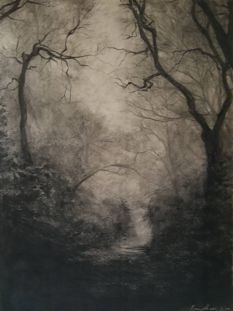 Original Other Landscape Drawing by Milan Kacevski