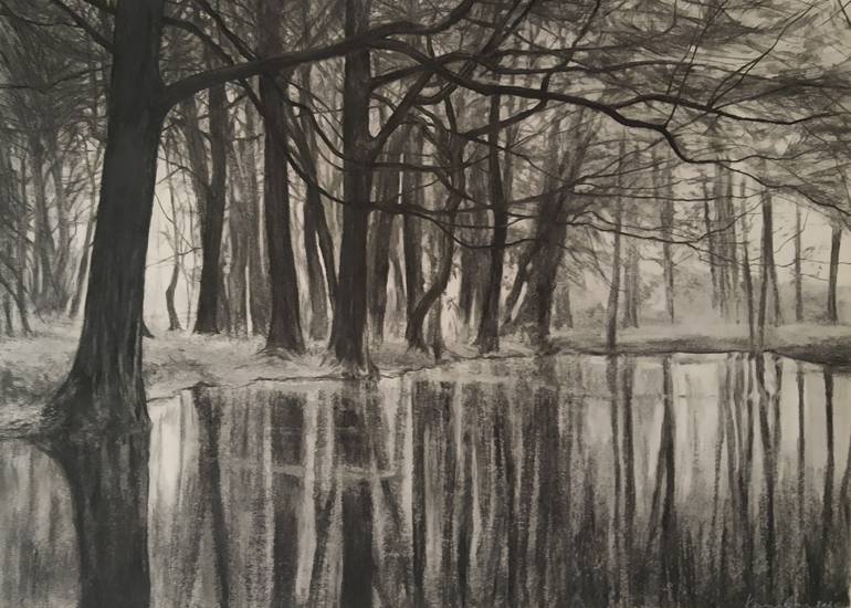 Original Other Landscape Drawing by Milan Kacevski