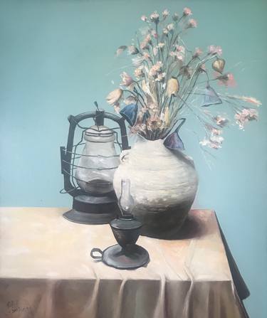 Original Fine Art Still Life Paintings by weixue Luo