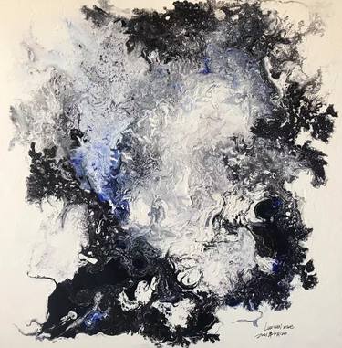 Original Abstract Expressionism Abstract Paintings by weixue Luo