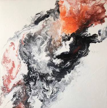 Original Abstract Expressionism Abstract Paintings by weixue Luo