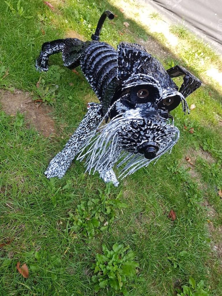 Original Other Animal Sculpture by Roadrageart Recycle Car Parts  Art