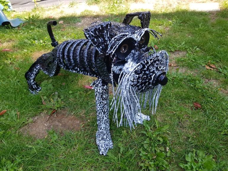 Original Other Animal Sculpture by Roadrageart Recycle Car Parts  Art