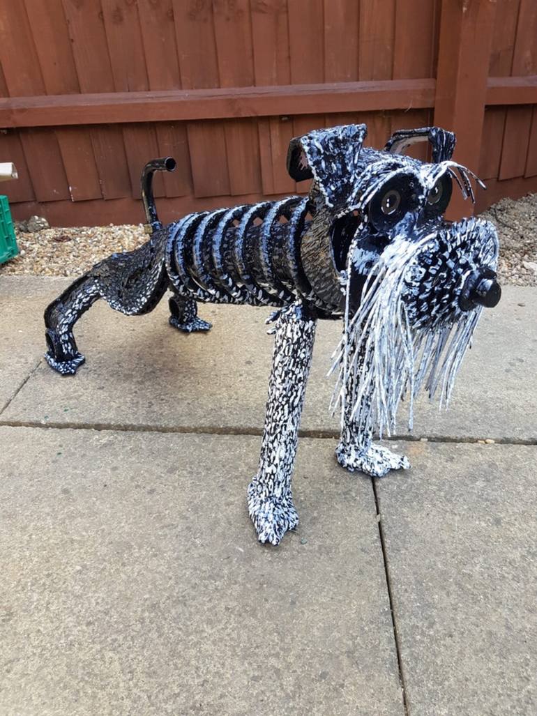 Original Other Animal Sculpture by Roadrageart Recycle Car Parts  Art