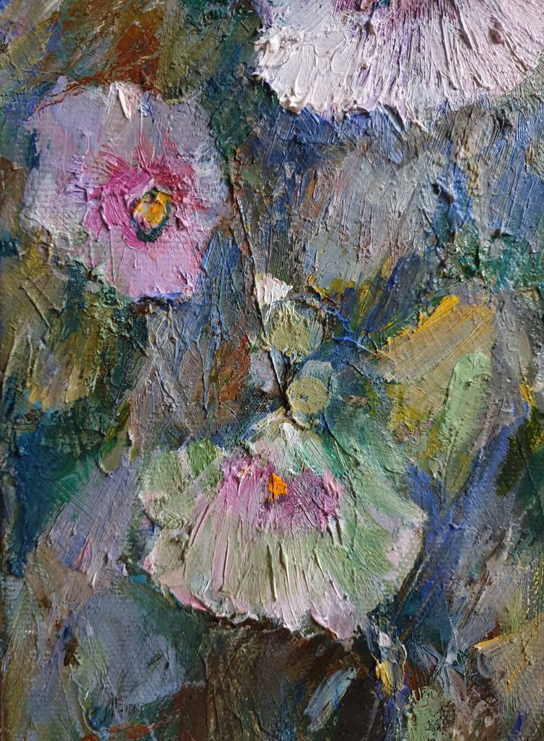 Original Impressionism Floral Painting by Tatiana Lapina