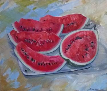 Original Food Paintings by Tatiana Lapina