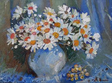 Original Impressionism Floral Paintings by Tatiana Lapina