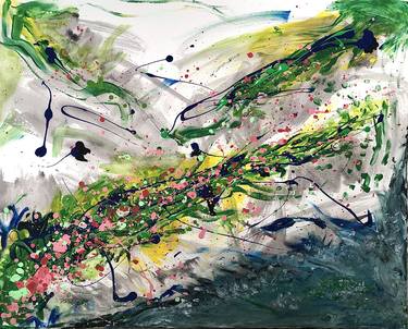Print of Abstract Paintings by Yuyin Lai