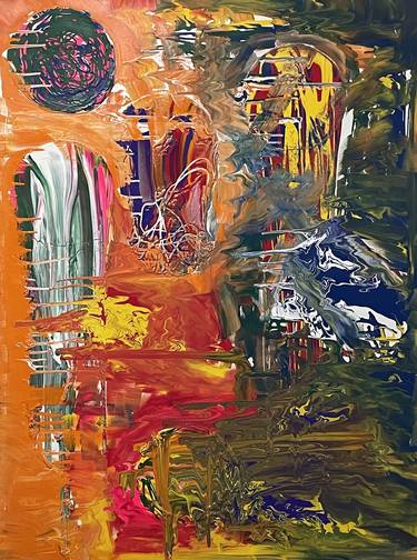 Original Abstract Expressionism Abstract Paintings by Raymond Smith