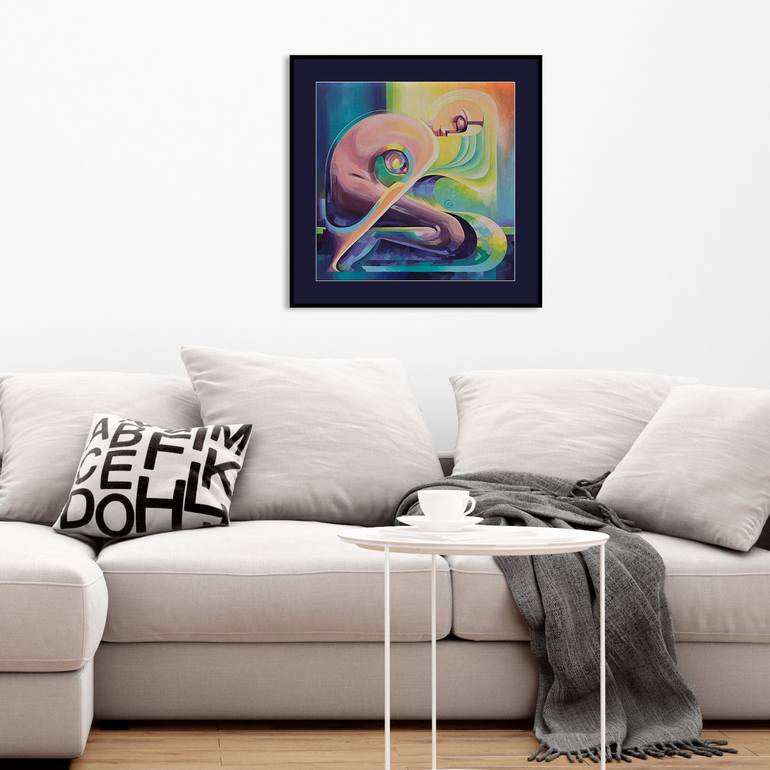 Original Abstract Women Painting by Tetiana Gryshchenko