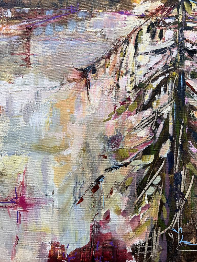 Original Abstract Expressionism Landscape Painting by Carol Bednarski