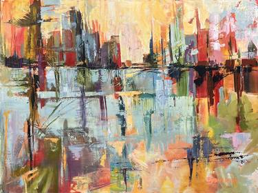 Original Abstract Expressionism Abstract Paintings by Carol Bednarski