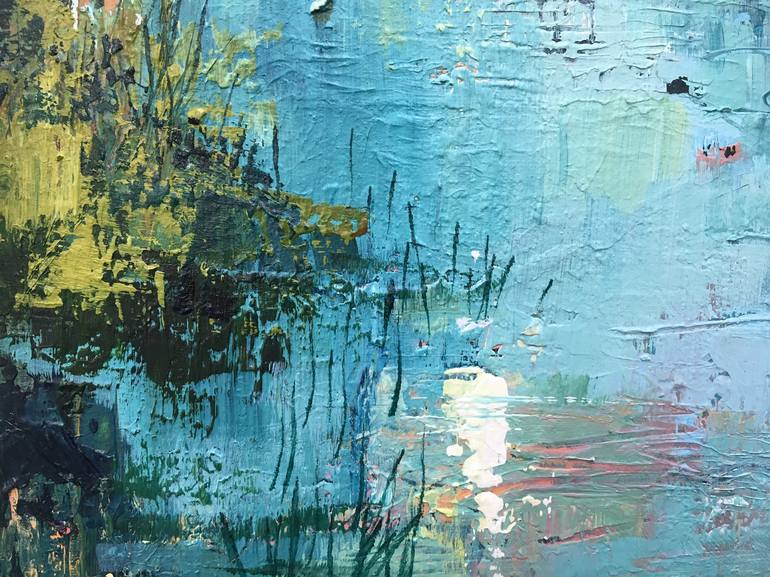 Original Abstract Expressionism Landscape Painting by Carol Bednarski