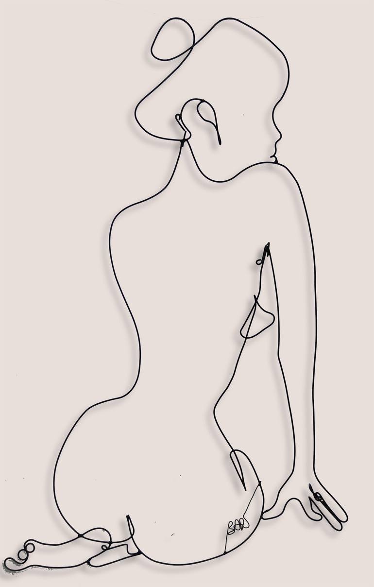 Original Figurative Erotic Sculpture by Bart Soutendijk