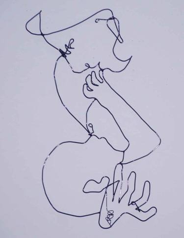 Mother with infant wire art #5023 thumb