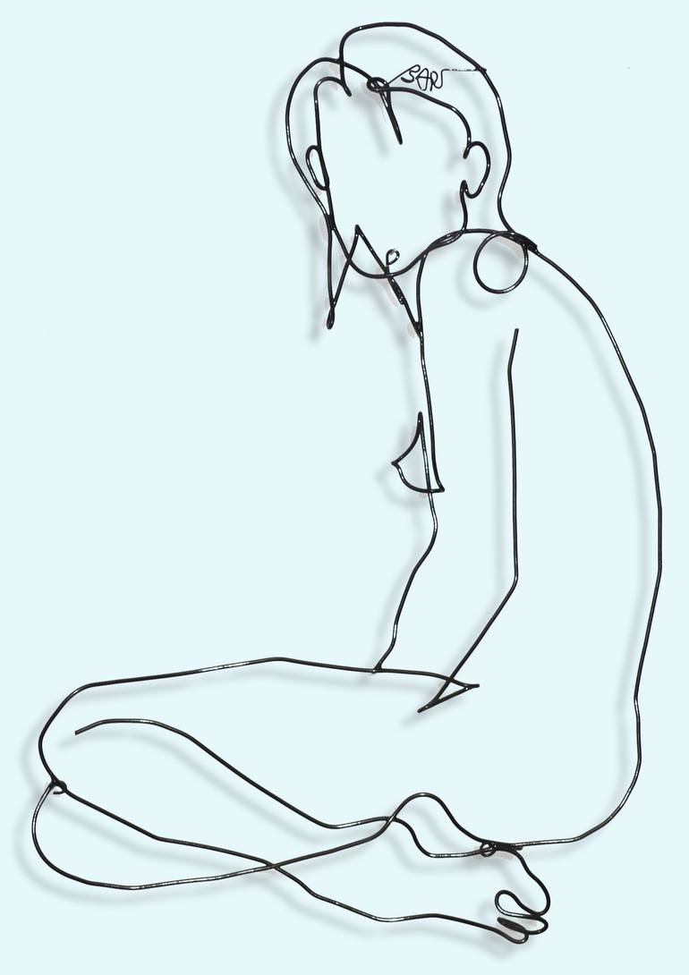 Original Figurative Erotic Sculpture by Bart Soutendijk